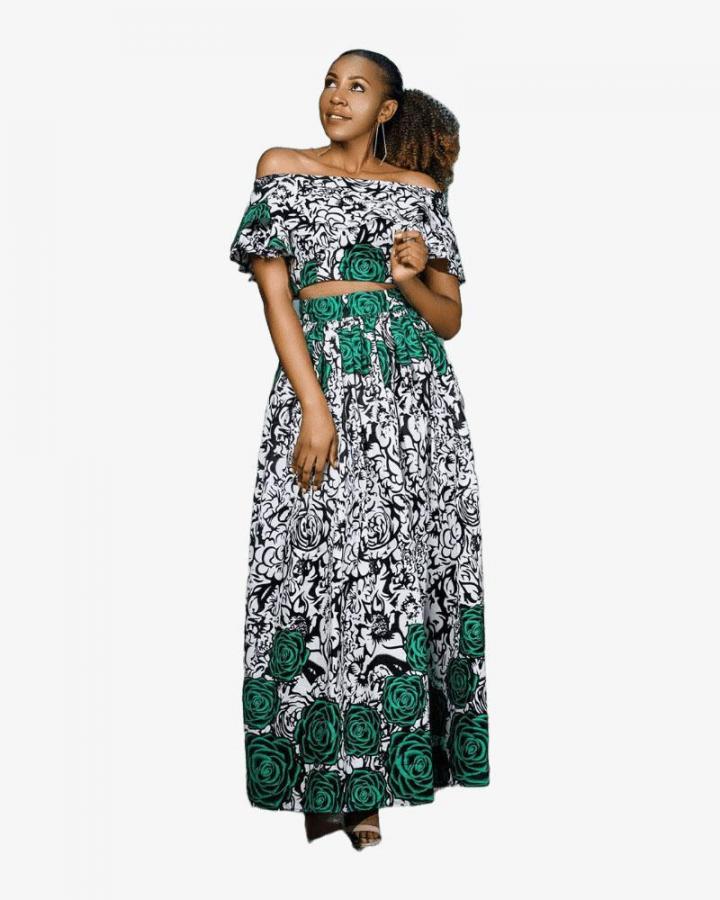 Green shop kitenge dresses