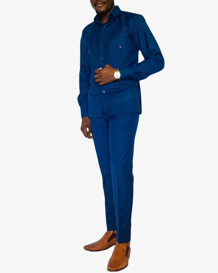 Dark Blue Kaunda Suit